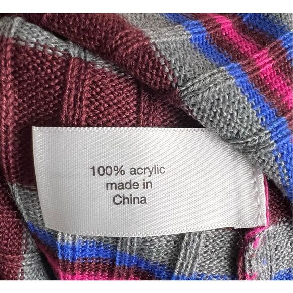 NWT Lane Bryant Colorful Striped Button Up Long Sleeve Cardigan - Picture 5 of 5